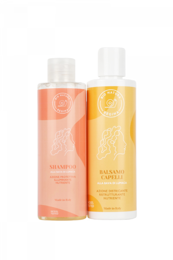Pacchetto Shampoo e Balsamo alla bava di lumaca